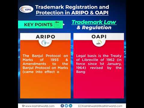 Overview of Trademark Registration in ARIPO &amp; OAPI