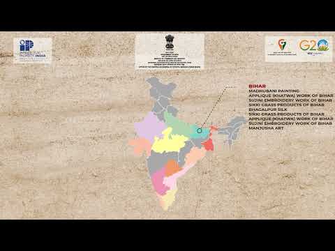 Geographical Indicators registered as Handicraft goods category in India.