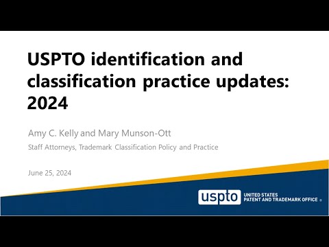 Attorney practitioners: 2024 Trademark identification and classification updates