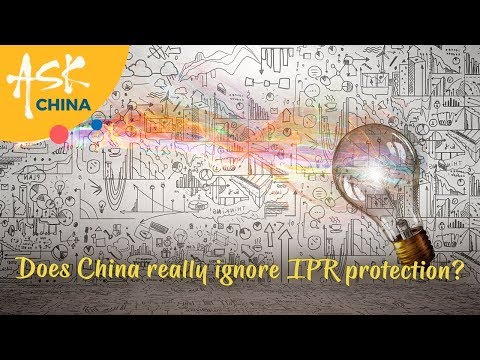Does China really ignore IPR protection?
