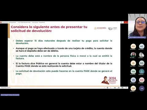 Plática en línea: Conoce el paso a paso para recuperar tus pagos