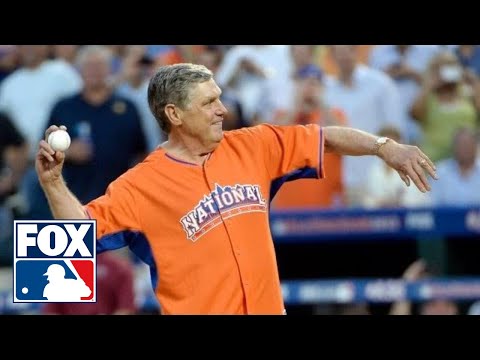 Tom Seaver Throws First Pitch at MLB All-Star Game